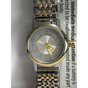 Time and Tru silver tone expansion band quartz women's watch NIB